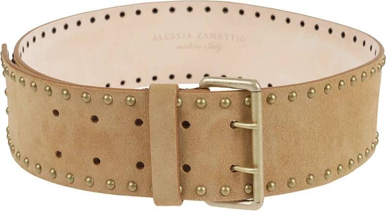 Alessia Zamattio Belts Beige Dames