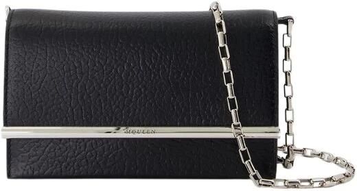 Alexander mcqueen Hobo bags Mini Cross Bar Purse Leather Black Silver in zwart - Foto 2