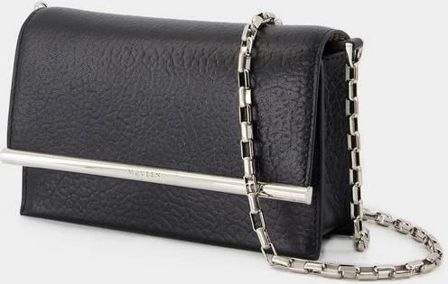 Alexander mcqueen Hobo bags Mini Cross Bar Purse Leather Black Silver in zwart - Foto 3
