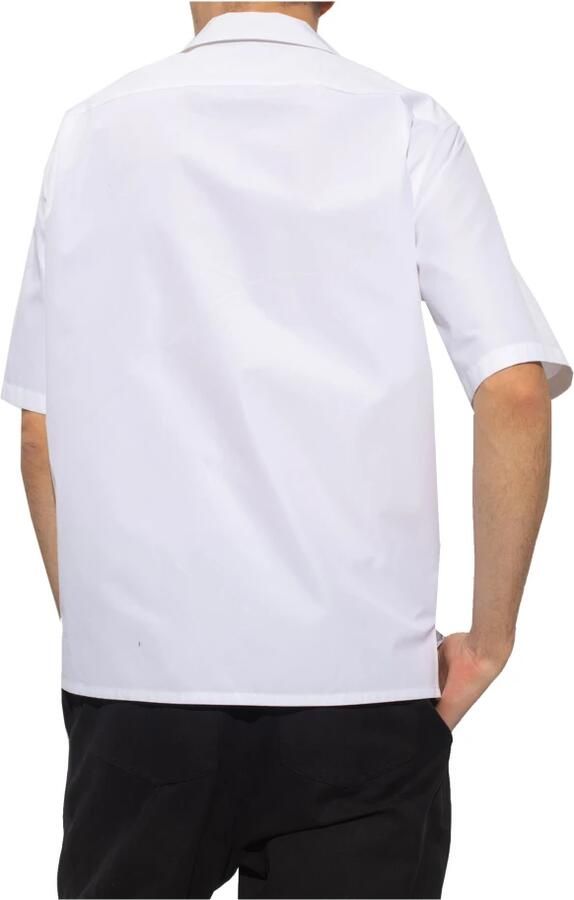 Alexander mcqueen Witte Katoenen Logo Print Shirt Multicolor Heren - Foto 3