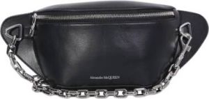 Alexander mcqueen Black Biker belt bag by ; made of leather it features a practical design ideal for a versatile look Zwart Dames