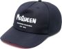 Alexander mcqueen Blauwe Logo-Print Baseballpet voor Heren Blauw Heren - Thumbnail 1