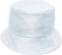 Alexander mcqueen Blauwe Zijde Blend Bucket Hoed met Skull Motief Blauw Dames - Thumbnail 1