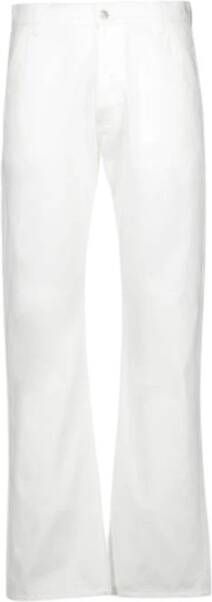 Alexander mcqueen Logo-geborduurde slim-fit jeans White