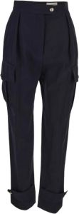 Alexander mcqueen Camouflage Militaire Broek Blauw Dames