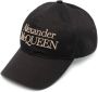 Alexander mcqueen Zwarte geborduurde hoeden met verstelbare sluiting Zwart Heren - Thumbnail 1