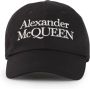 Alexander mcqueen Zwarte Katoenen Geborduurde Logo Hoed Zwart Heren - Thumbnail 1