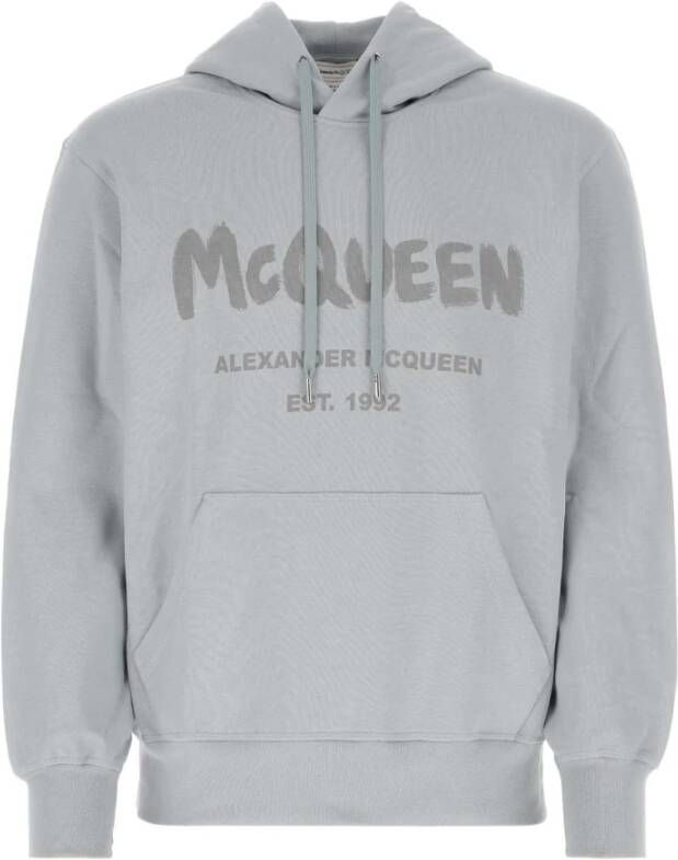 Alexander mcqueen Premium Grijs Katoenen Sweatshirt Grijs Heren