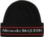 Alexander mcqueen Cashmereero Hoed Zwart Heren - Thumbnail 1