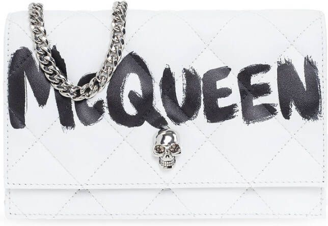 Alexander mcqueen Stijlvolle Leren Tas White Dames