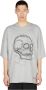 Alexander mcqueen Grijze T-shirts en Polos met Mini Begum Oorbellen Grijs Heren - Thumbnail 3