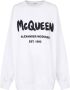 Alexander mcqueen Elegante Witte Sweatshirt voor Dames White Dames - Thumbnail 1