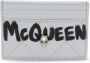 Alexander mcqueen Gewatteerde Logo Kaarthouder White Dames - Thumbnail 1