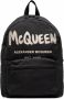 Alexander mcqueen Graffiti Print Metropolitan Rugzak Black Heren - Thumbnail 4