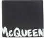 Alexander mcqueen Grafische Logo Bifold Portemonnee Zwart Heren - Thumbnail 1