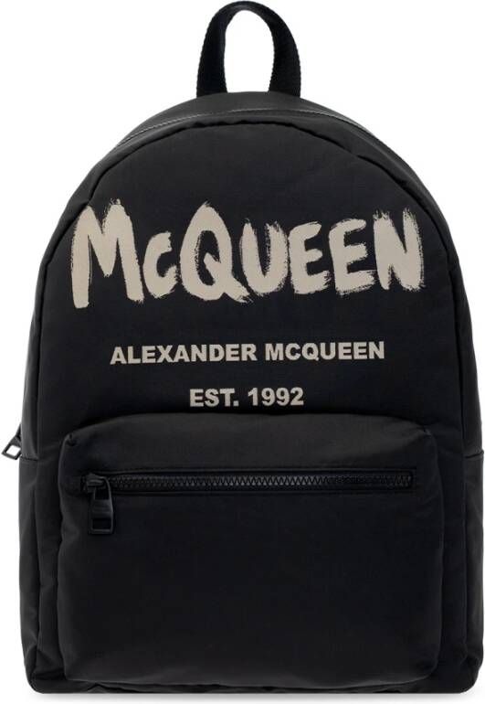 Alexander mcqueen Zwarte tassen voor mannen en vrouwen Black Heren