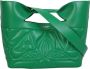 Alexander mcqueen Groene Gewatteerde Tas met Geborduurd Logo Green Dames - Thumbnail 1