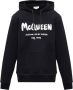 Alexander mcqueen Logo Sweatshirt met Trekkoord Capuchon Black Heren - Thumbnail 1