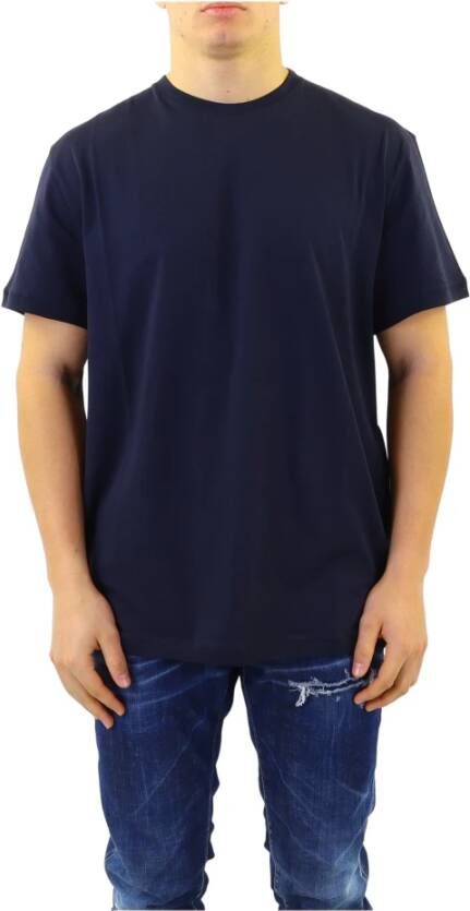 Alexander mcqueen Hoogwaardig katoenen T-shirt Blauw Heren