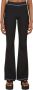 Alexander mcqueen Icon Logo Patch Track Leggings Zwart Dames - Thumbnail 1