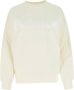 Alexander mcqueen Ivoor Katoenen Oversized Sweatshirt White Dames - Thumbnail 1