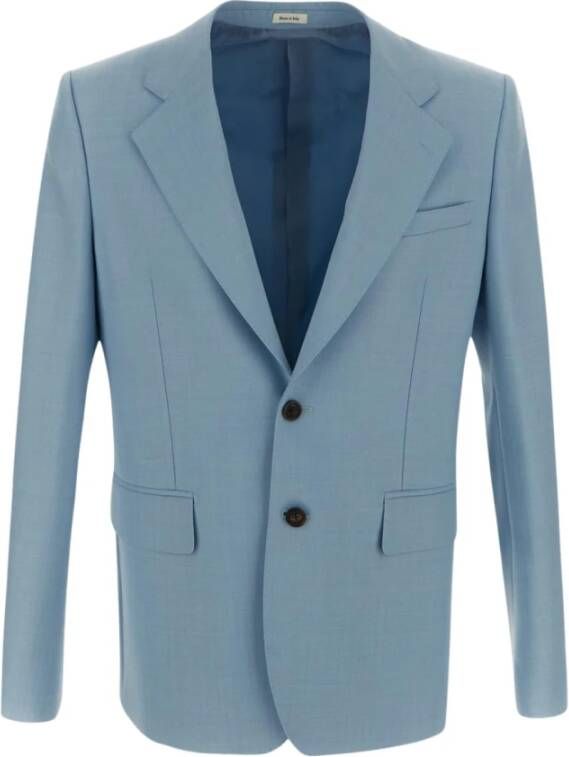 Alexander mcqueen Jacket Man Clothing Blauw Heren
