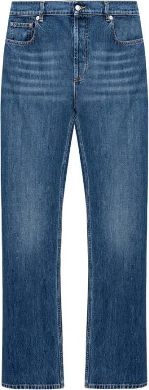 Alexander mcqueen Bootcut Denim Jeans voor Heren Blauw Heren