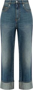 Alexander mcqueen Jeans with logo Blauw Dames
