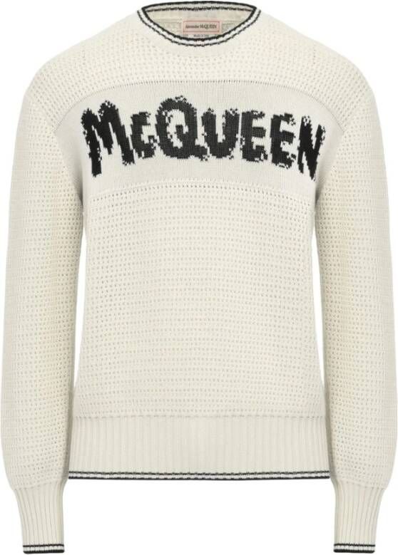 Alexander mcqueen Katoenen Heren Sweaters Collectie Beige Heren