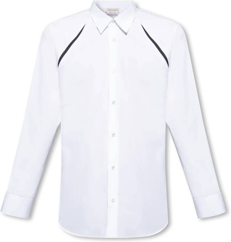 Alexander mcqueen Katoenen shirt White Heren