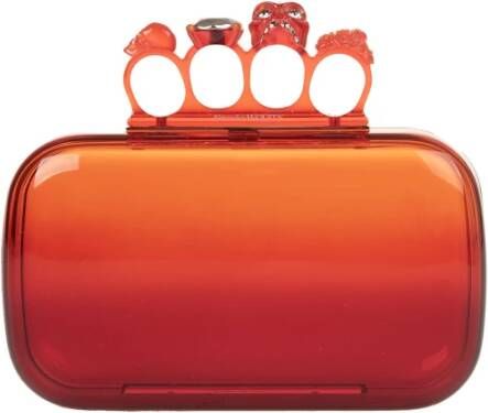 Alexander mcqueen Clutch Tas Red Dames