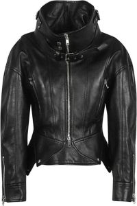 Alexander mcqueen Leather Jackets Zwart Dames