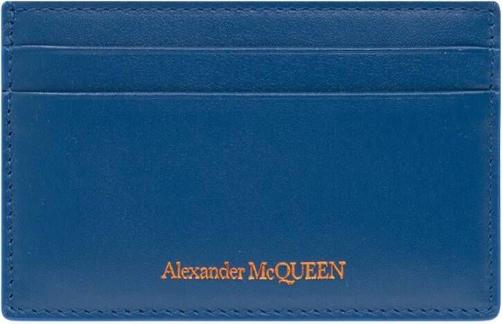 Alexander mcqueen Wallets Cardholders Blue Heren