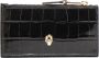 Alexander mcqueen Leren ritsportemonnee 5 vakken Black Dames - Thumbnail 3