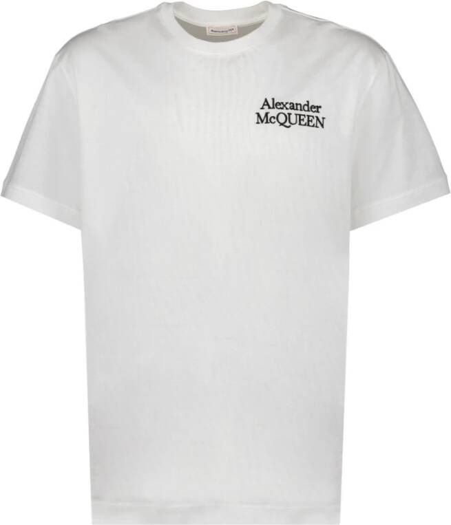 Alexander mcqueen Logo T-shirt Wit Heren