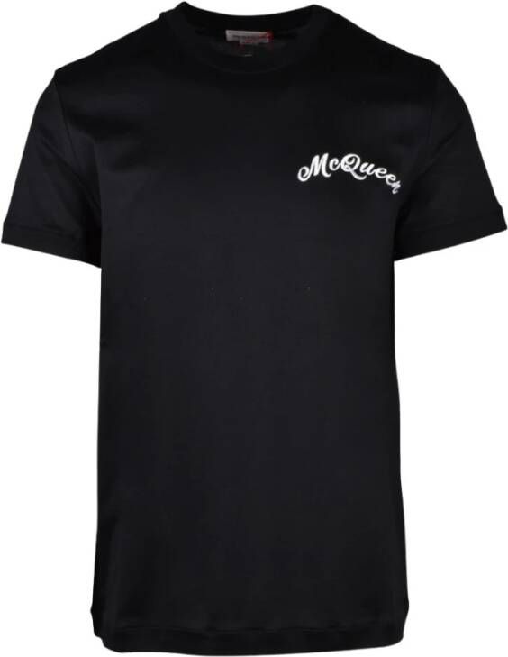 Alexander mcqueen Logo T-shirt Zwart Heren