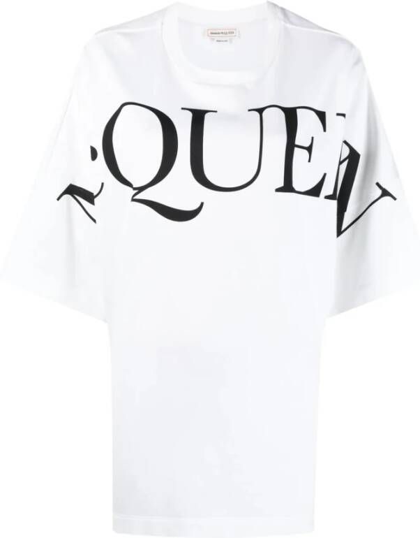 Alexander mcqueen Luxe Logo T-Shirt White Dames