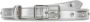 Alexander mcqueen Luxe Riem voor Vrouwen Grijs Dames - Thumbnail 1