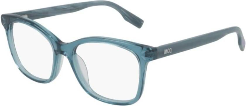 Alexander mcqueen MCQ Mq0304 Junior Hyperlila Vierkant Montuur Blauw Dames