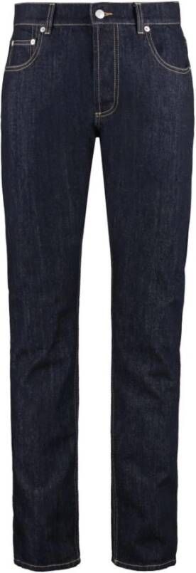 Alexander mcqueen Clothing's Slim jeans Blauw Heren