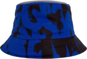 Alexander mcqueen Patterned bucket hat Blauw Dames