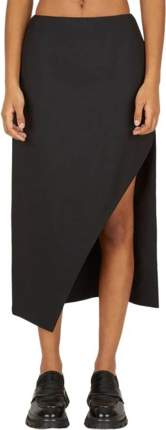 Alexander mcqueen Slashed Pencil Skirt Zwart Dames