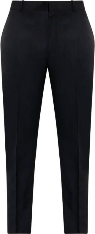 Alexander mcqueen Plooivoorpantalon Zwart Heren