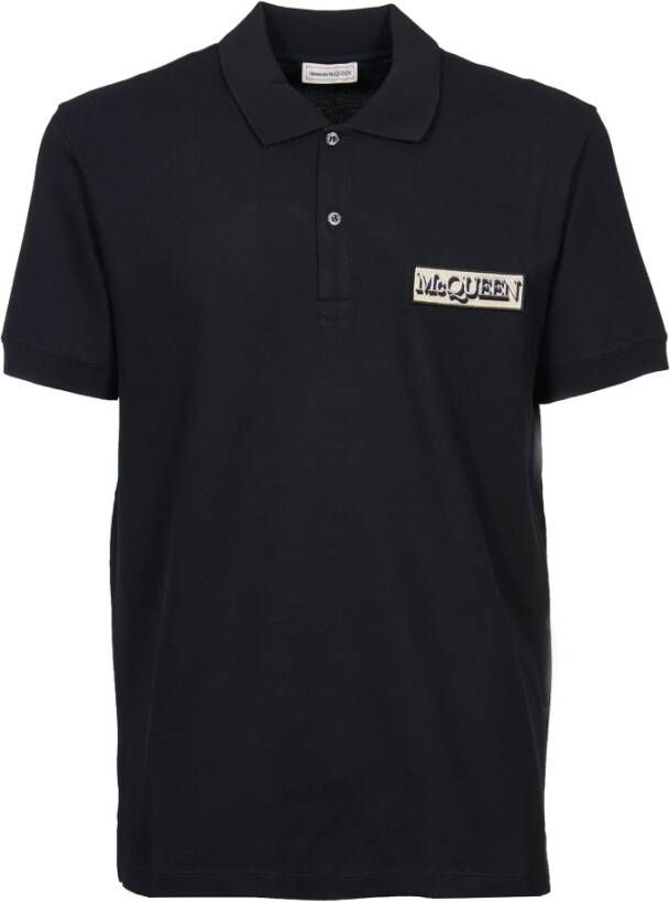 Alexander mcqueen Polo Shirts Zwart Heren