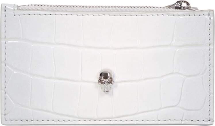Alexander mcqueen Portemonnee kaarthouder Wit Dames