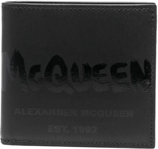 Alexander mcqueen Graffiti -portfolio Grootte: u Presta kleur: zwart Heren