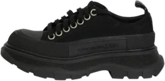 Alexander McQueen Pre-owned Canvas sneakers Zwart Heren