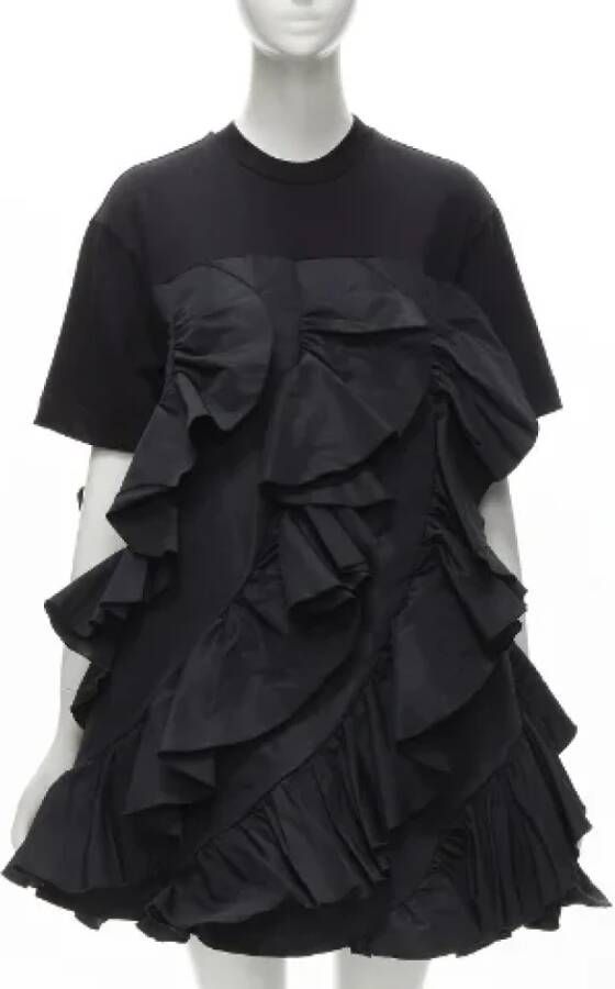 Alexander McQueen Pre-owned Cotton dresses Zwart Dames