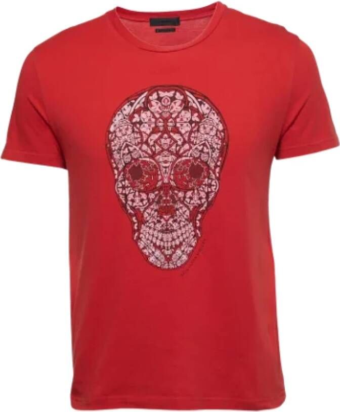 Alexander McQueen Pre-owned Cotton tops Rood Dames