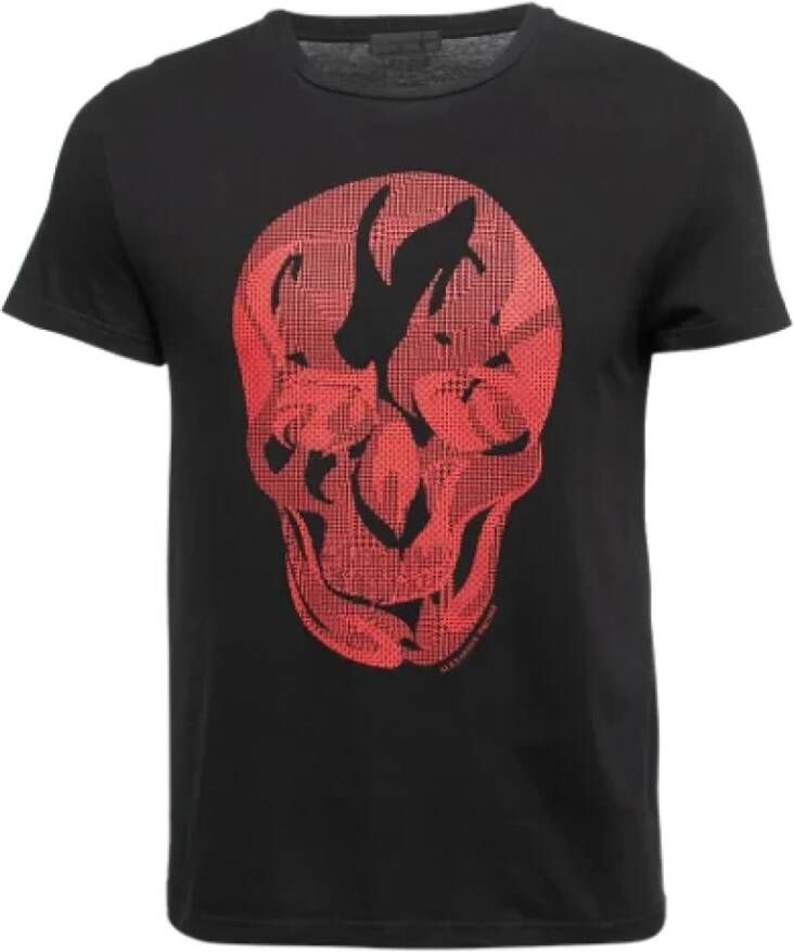 Alexander McQueen Pre-owned Cotton tops Zwart Dames